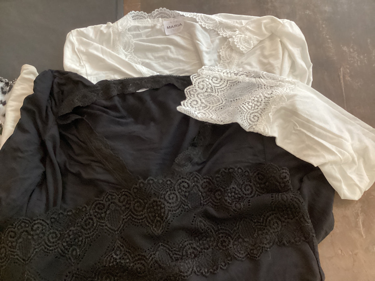 Shirt Langarm Spitze (Maria)