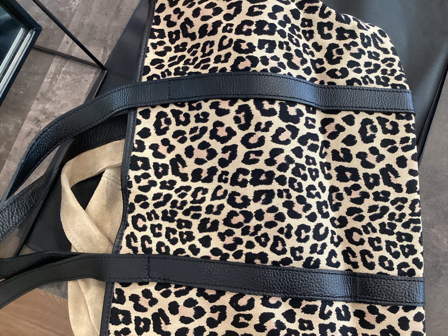 Tasche Baumwolle/Leder