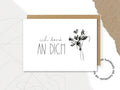 Postkarte "ich denk AN DICH"