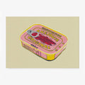 Kunstdruck: Vintage-Fischdose (40x50cm)