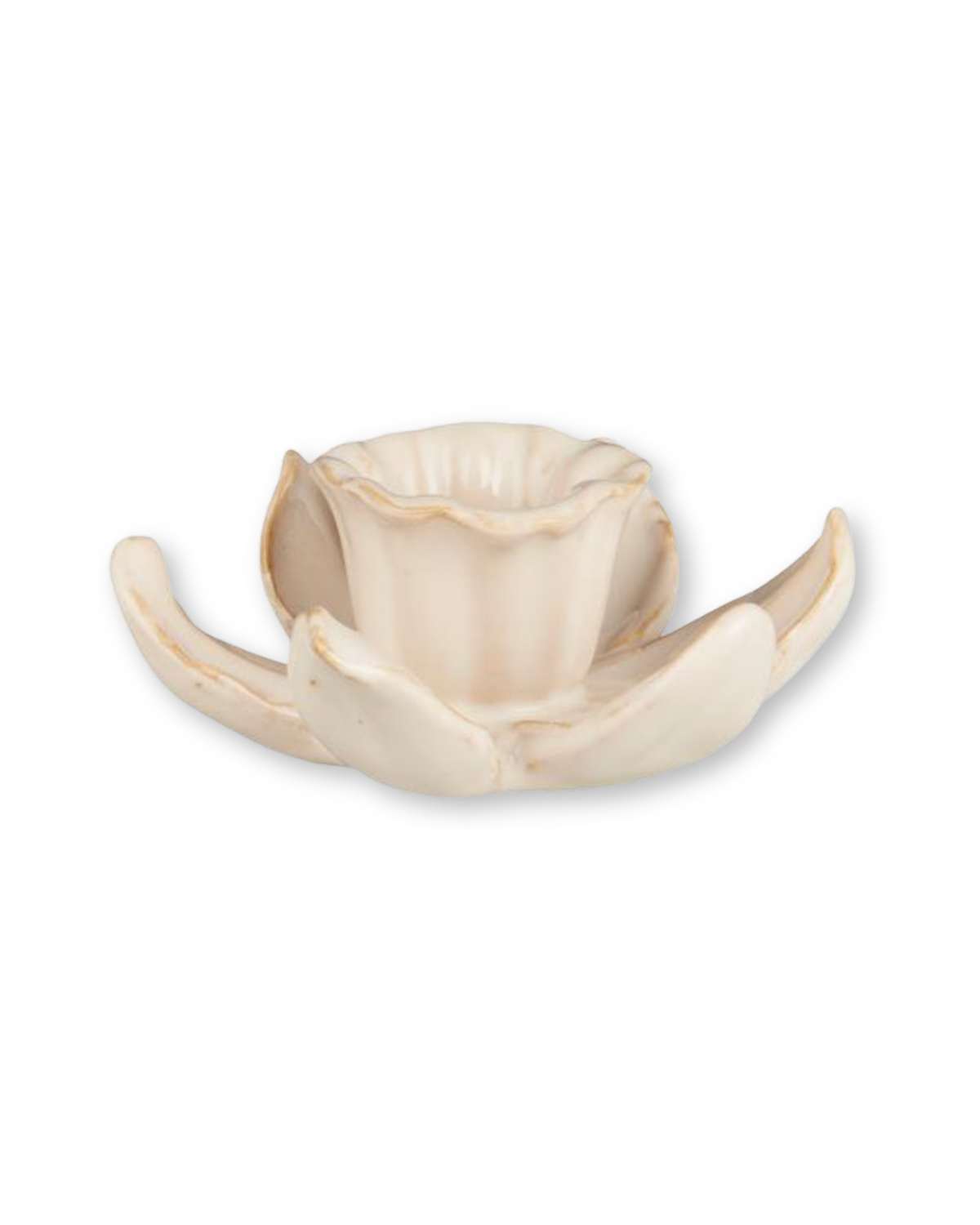 Ib Laursen Kerzenhalter „Daffodils“ butter cream