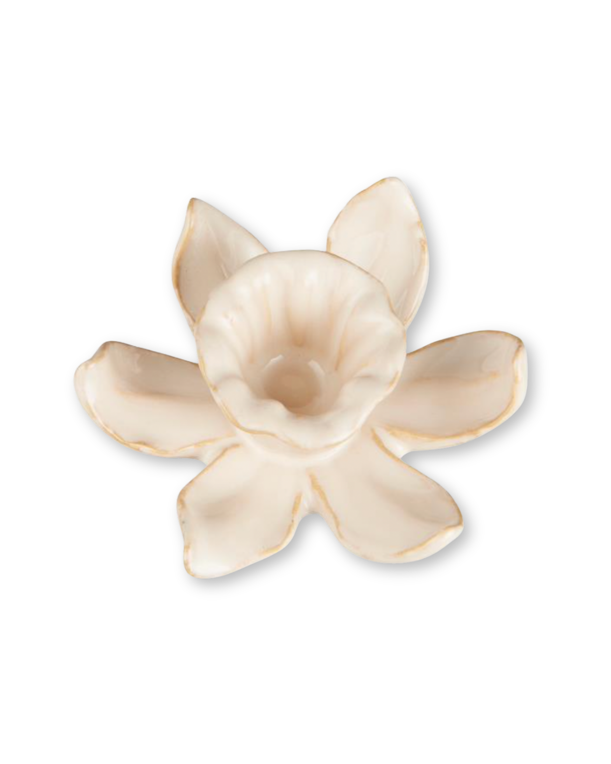 Ib Laursen Kerzenhalter „Daffodils“ butter cream