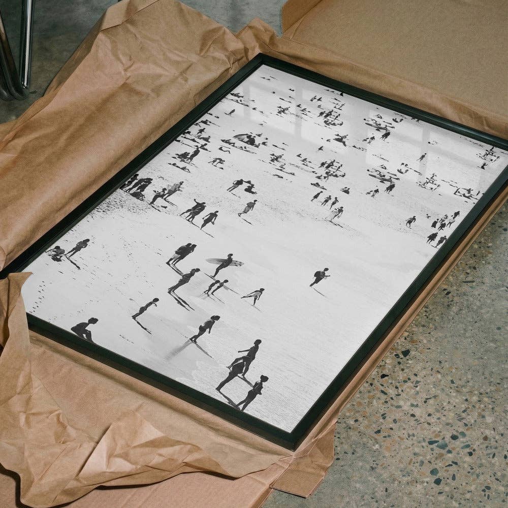 Kunstdruck: Strand-Silhouetten (70x100cm)