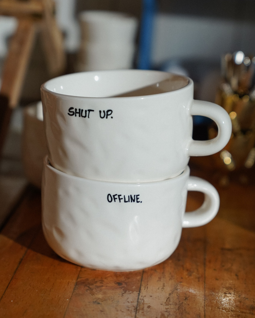 SHUT UP Tasse von Anna+Nina