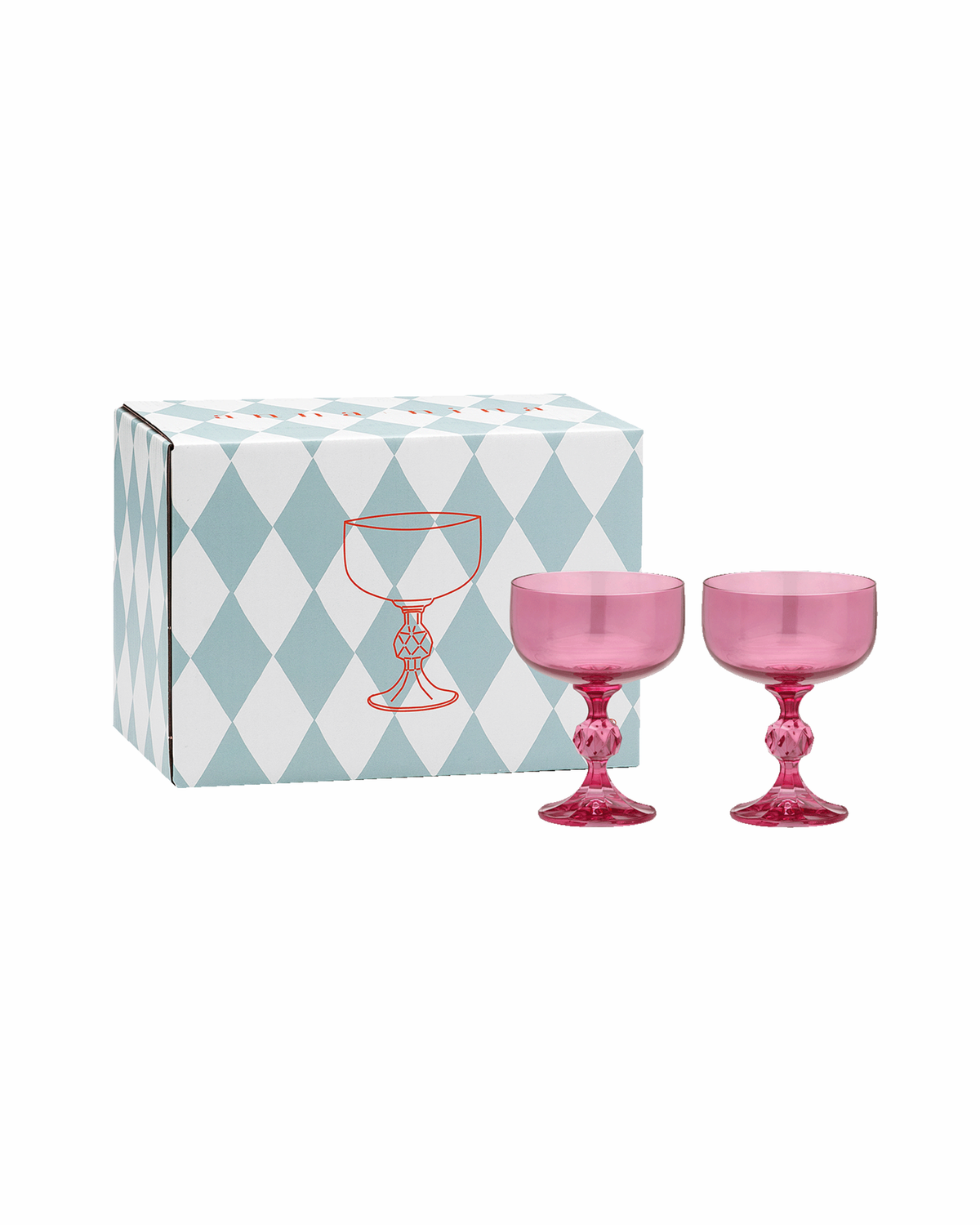 Rose Cocktail Gläser Set von Anna+Nina