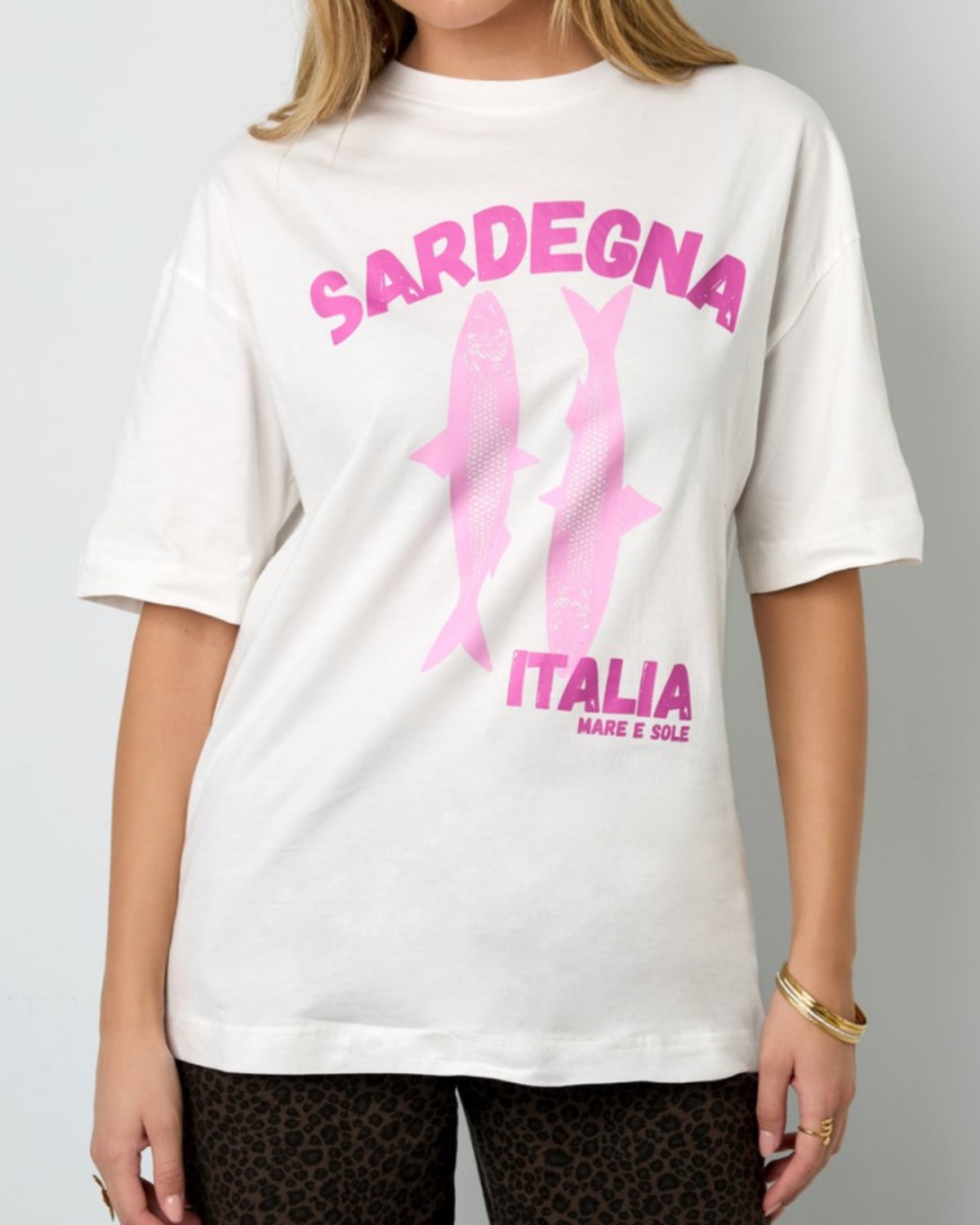T-Shirt Italia Fische Pink