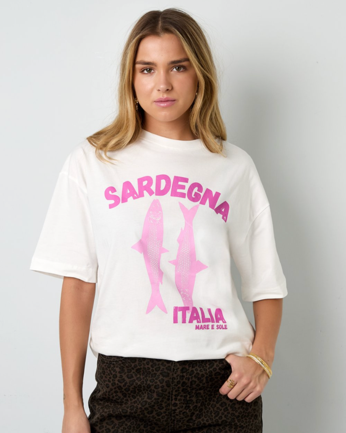 T-Shirt Italia Fische Pink