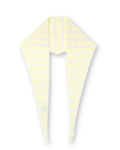 Dreiecksschal butter yellow gestreift