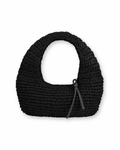 Geflochtene Tasche Schwarz