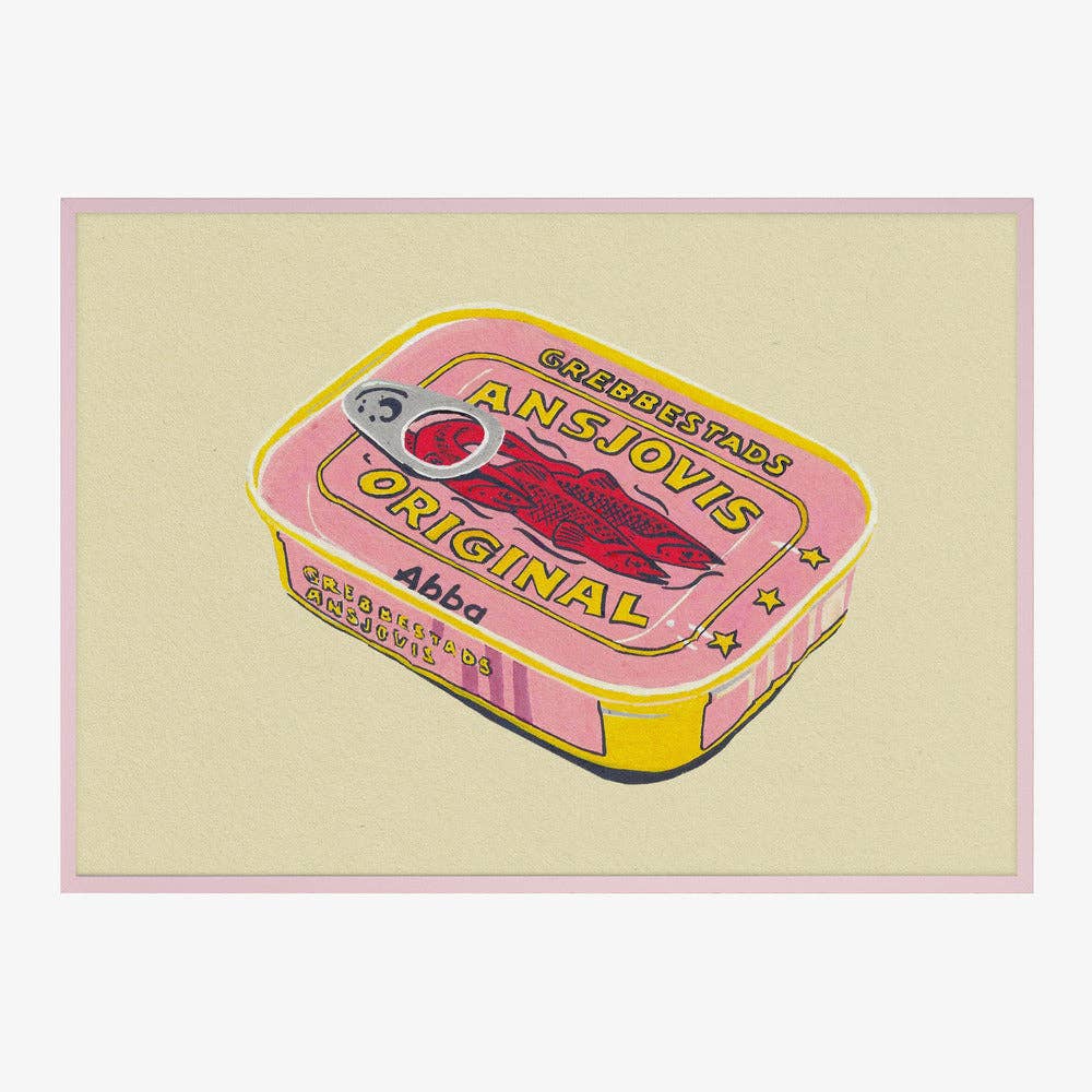 Kunstdruck: Vintage-Fischdose (50x70cm)
