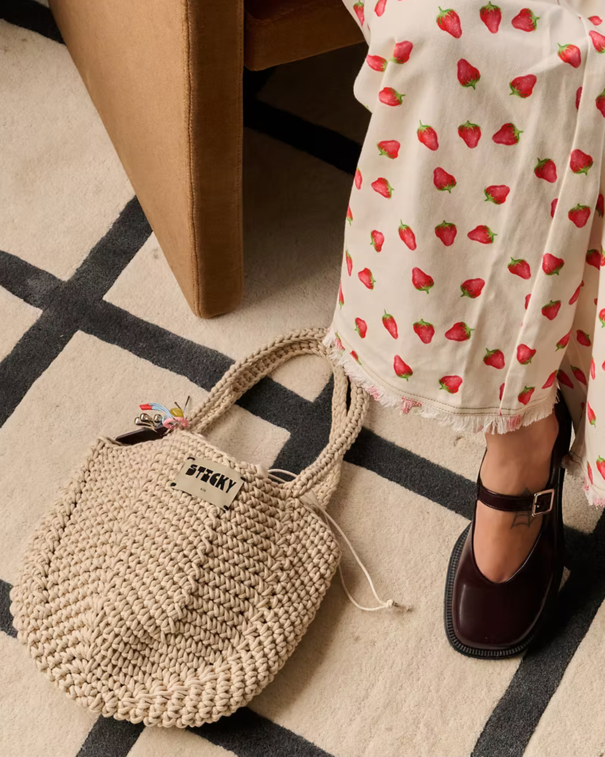 Crochet Bag "Bone" von The Sticky Sis Club