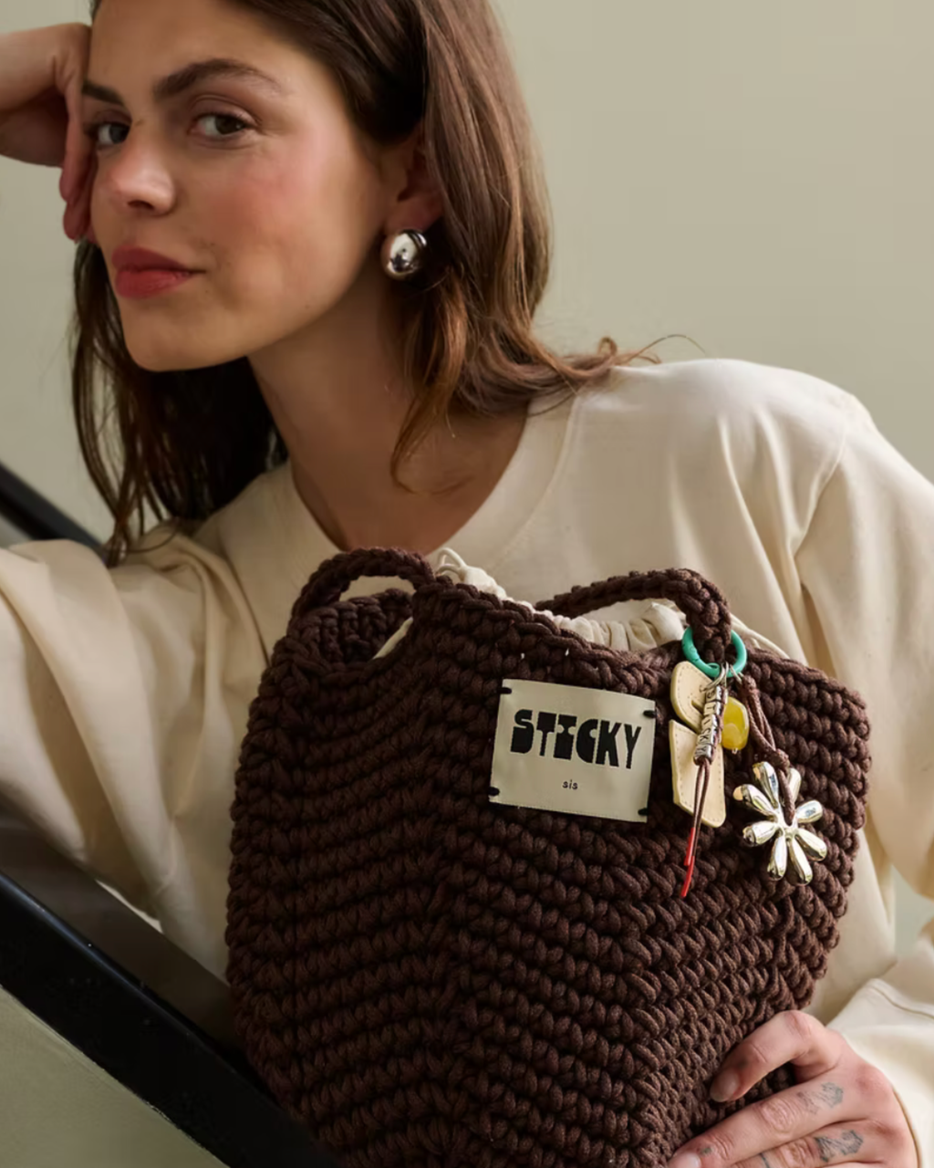 Crochet Bag "Choco" von The Sticky Sis Club