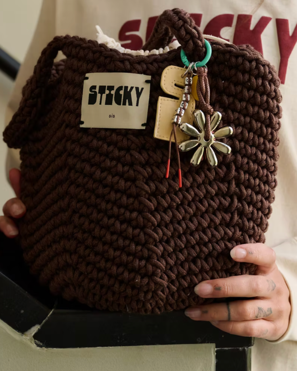 Crochet Bag "Choco" von The Sticky Sis Club