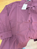 Bluse Burgunder