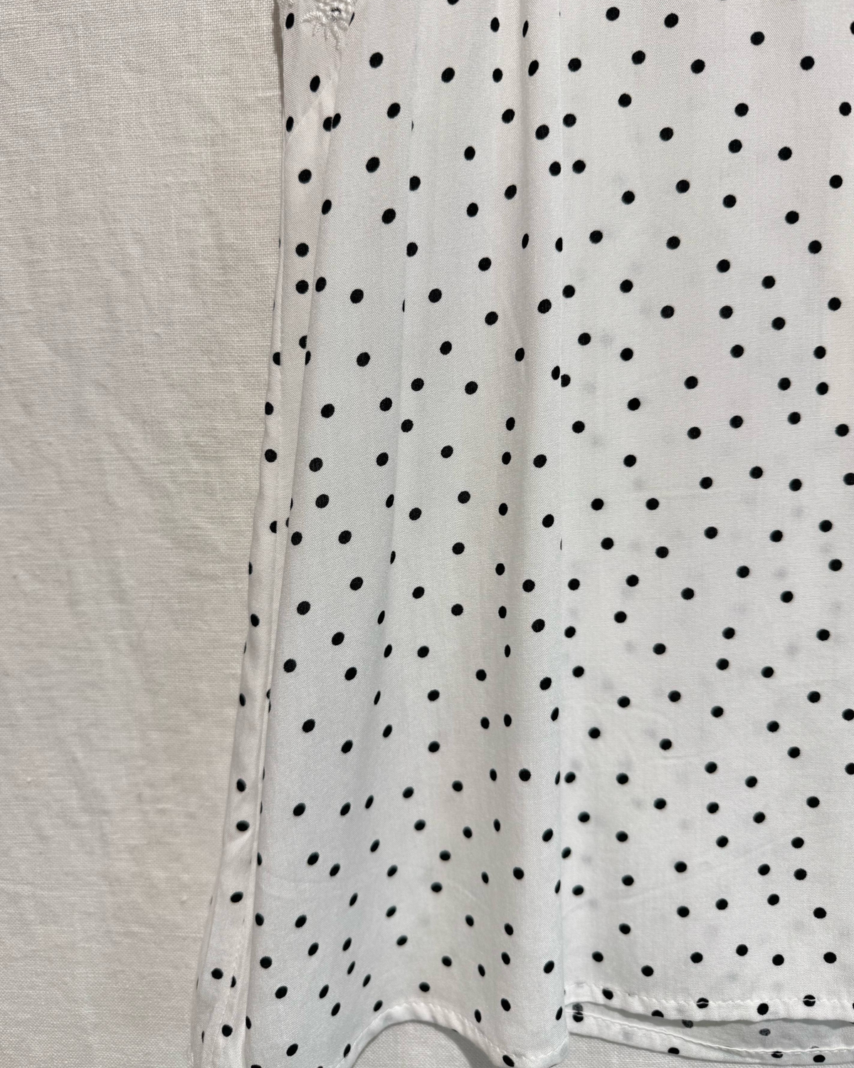 Top Weiß Polka Dots