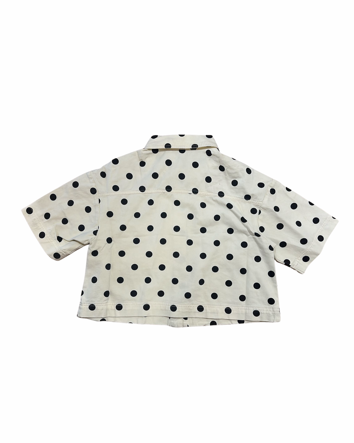 Jeanshemd Kurzarm Polka Dots
