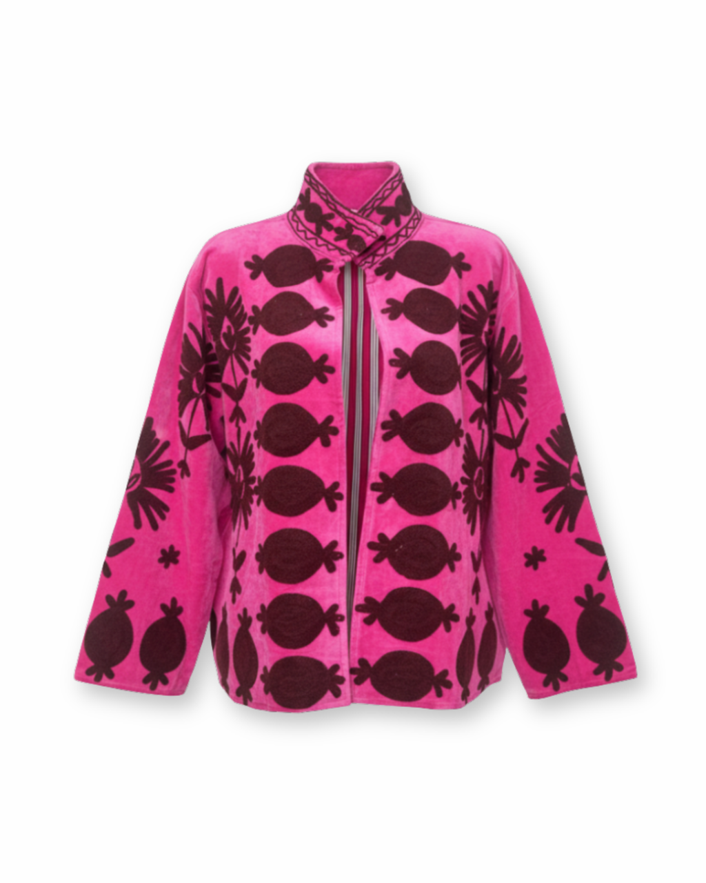 Samt Sakura Jacke pink