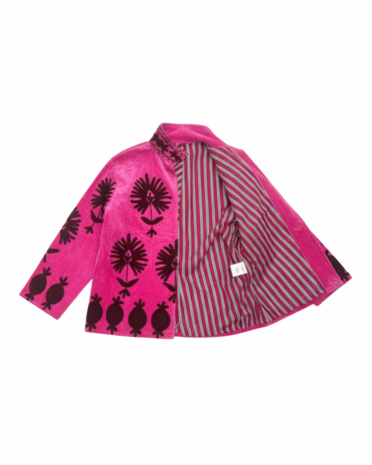 Samt Sakura Jacke pink