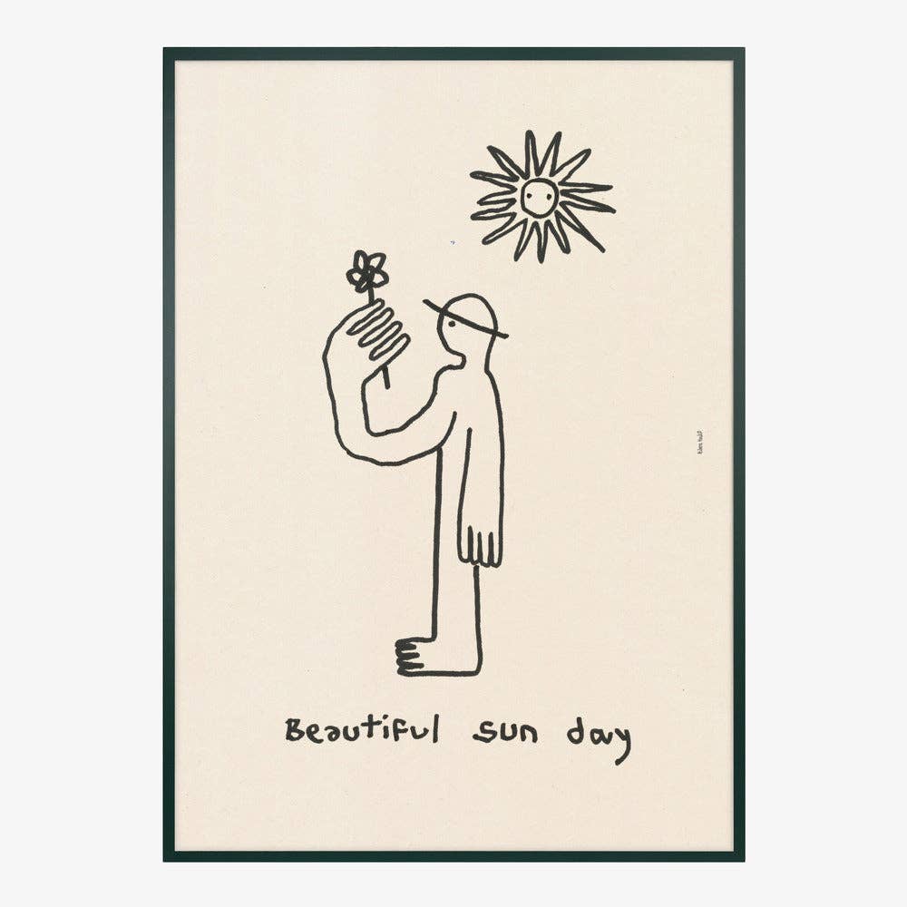 Kunstdruck: Sun Day Figur (50 x 70cm)