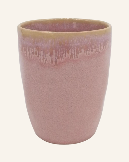 Becher Rosa Keramik
