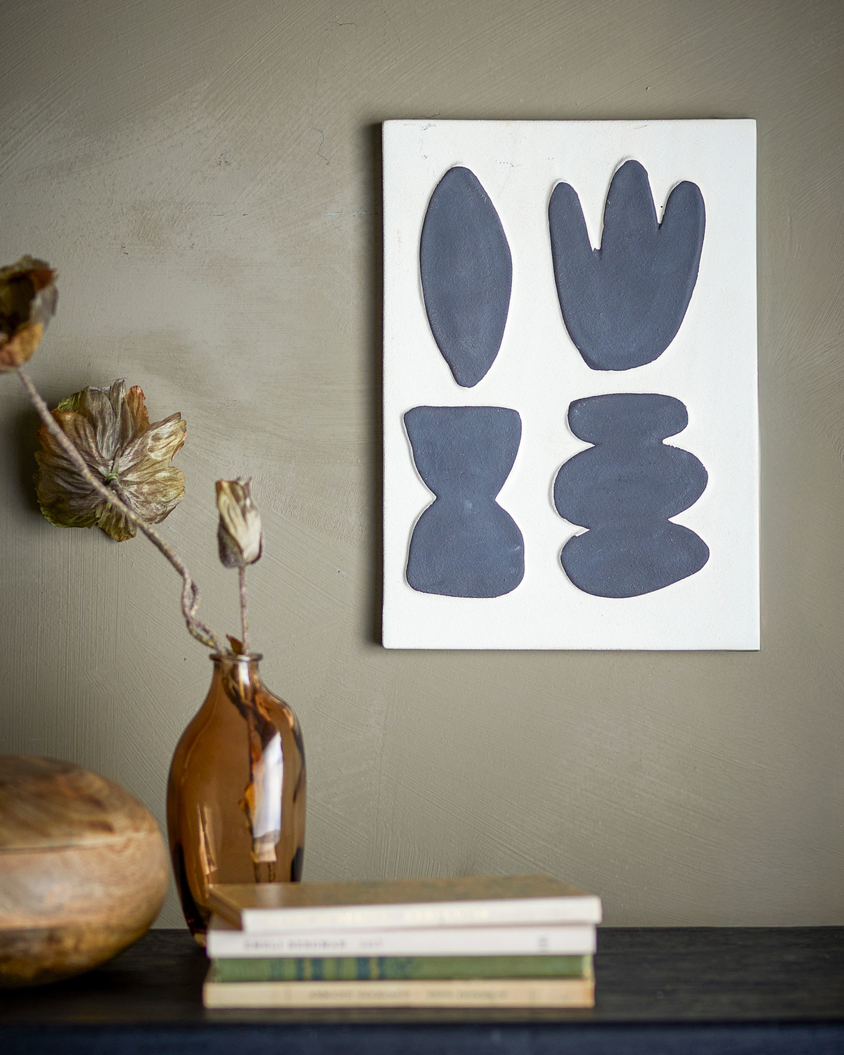 Lutton Wandbild Steingut von Bloomingville