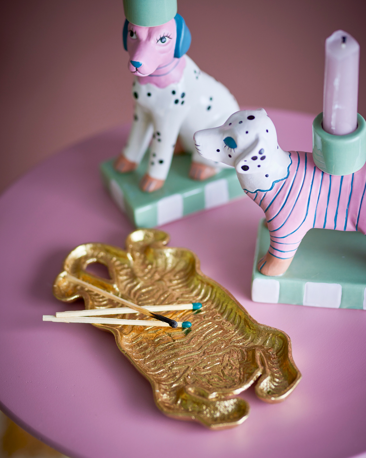 Lester Tablett Tiger Gold von Bloomingville
