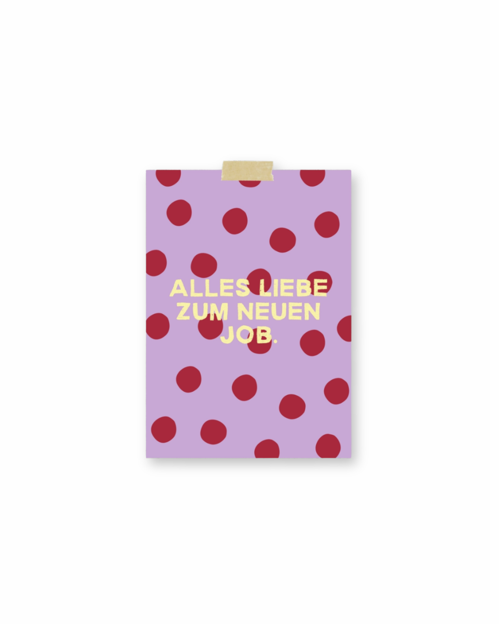 Postkarte "Alles Liebe zum neuen Job."