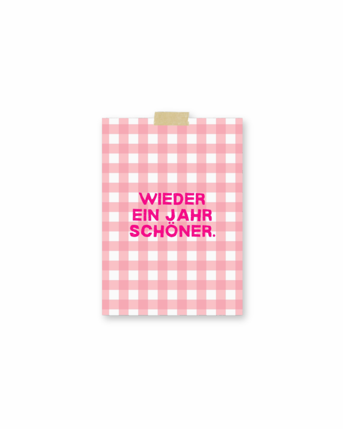 Postkarte "Wieder ein Jahr schöner."