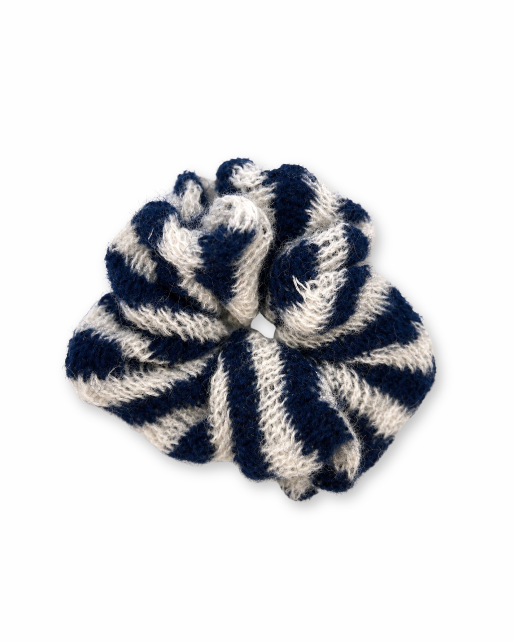 Scrunchie marinblau/weiß
