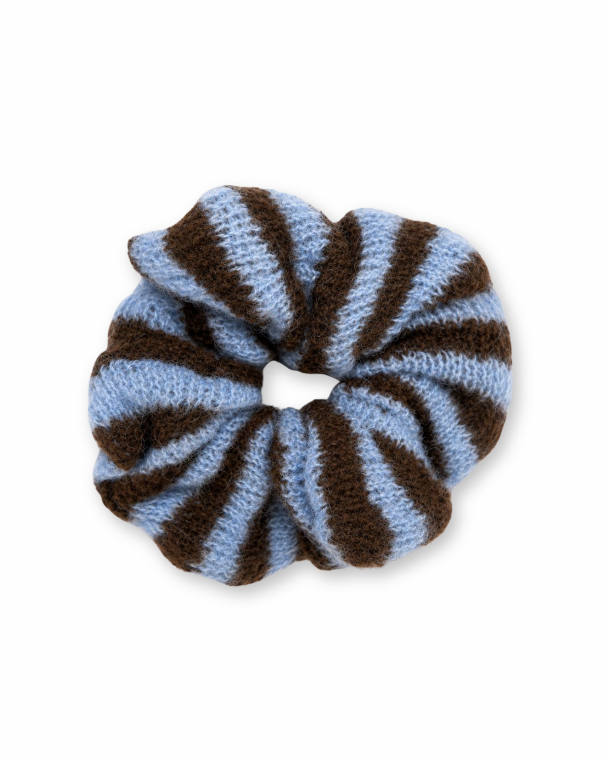 Scrunchie braun/blau