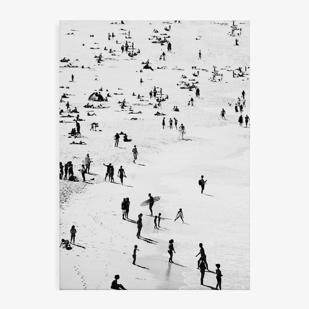 Kunstdruck: Strand-Silhouetten (50x70cm)