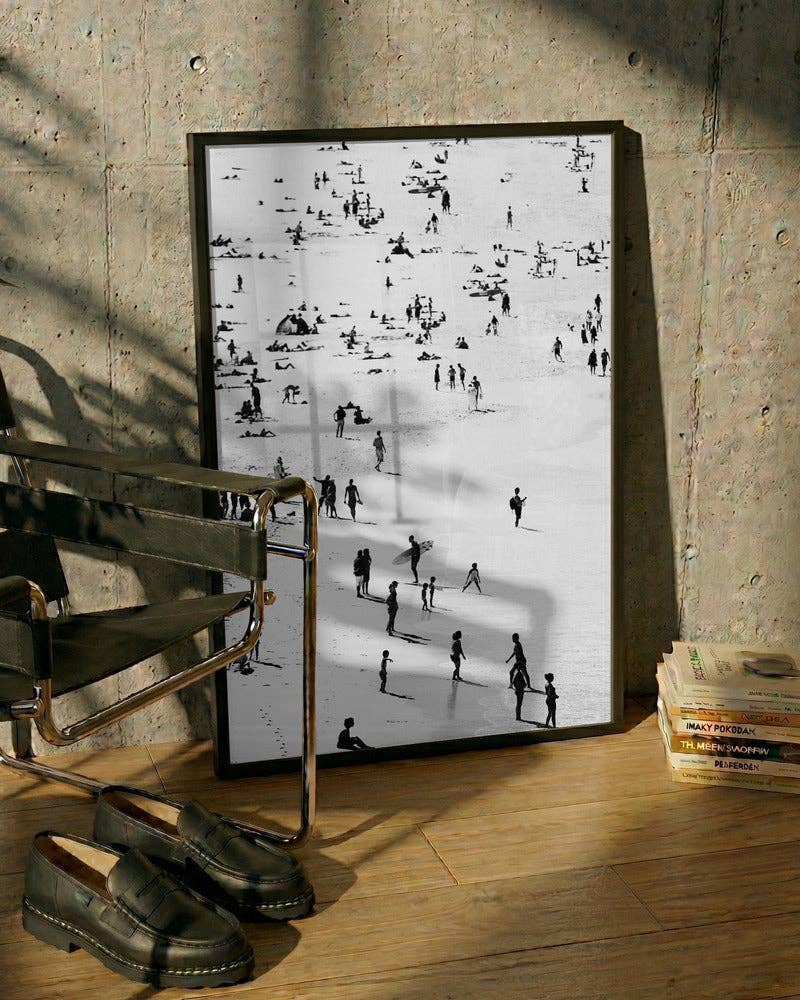 Kunstdruck: Strand-Silhouetten (50x70cm)