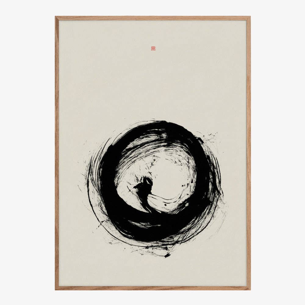 Kunstdruck: Schwarze Tusche (40 x 50cm)