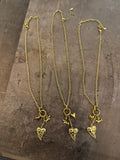 Kette Gold Dackel Herz