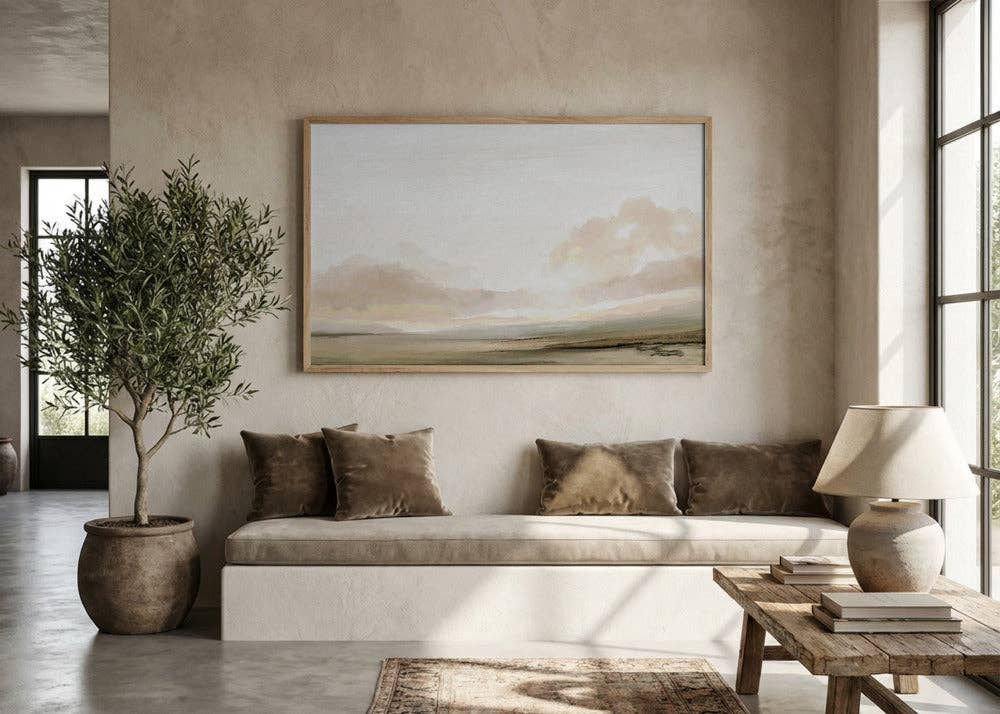 Kunstdruck: malerische Landschaft (50 x 70cm)