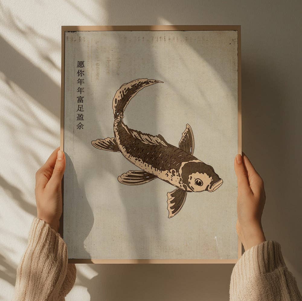 Kunstdruck: Koi-Fisch (70x100cm)