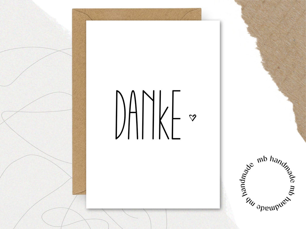Postkarte "DANKE"