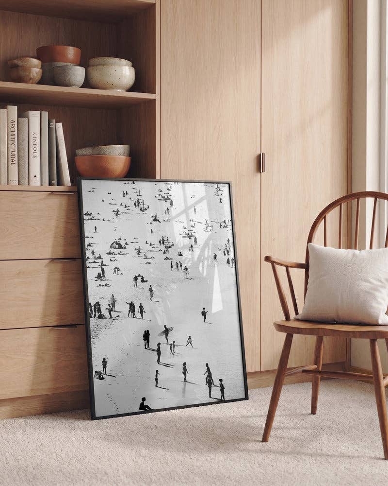 Kunstdruck: Strand-Silhouetten (70x100cm)
