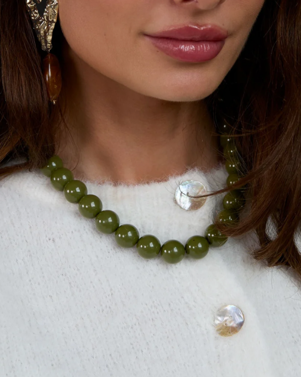 Chunky Kette Grün