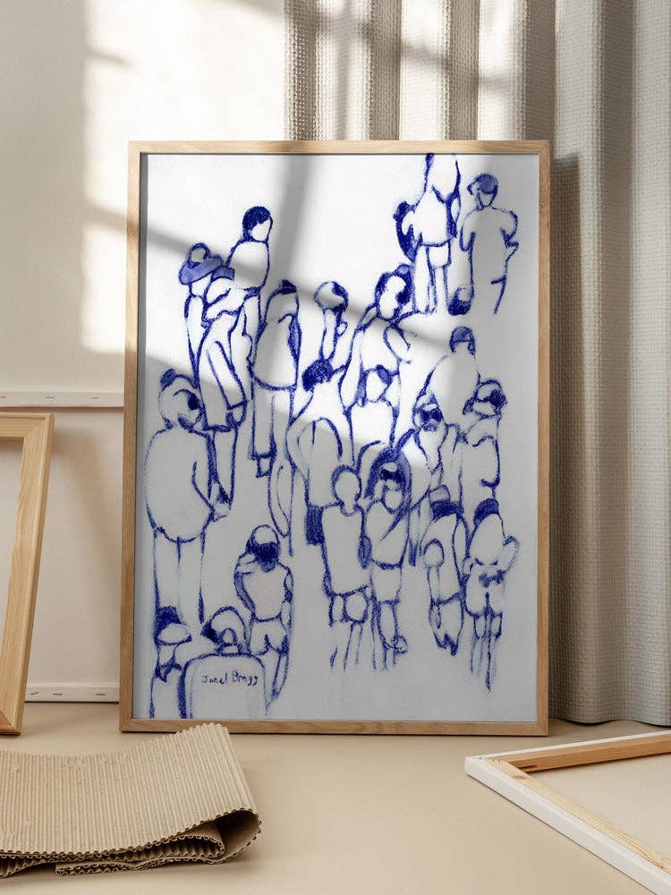 Kunstdruck: Blue Crowd (70x100cm)