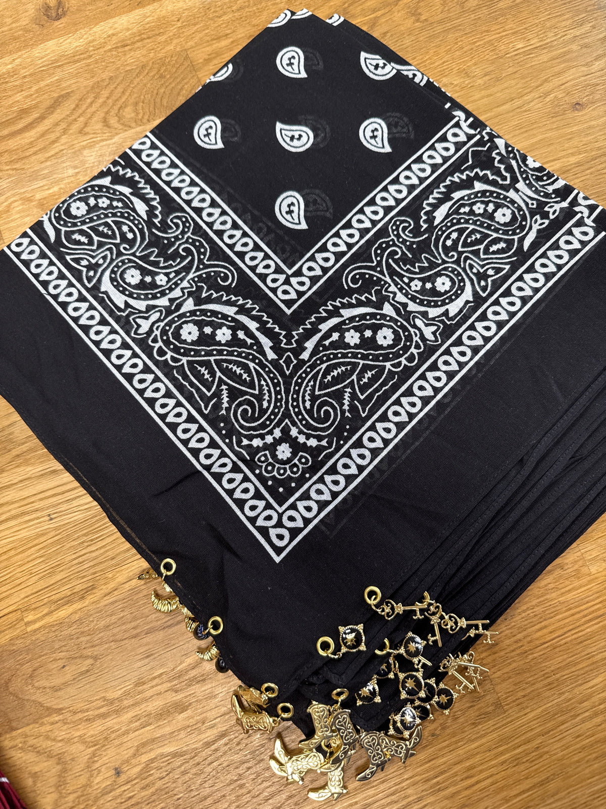 Charms Bandana schwarz