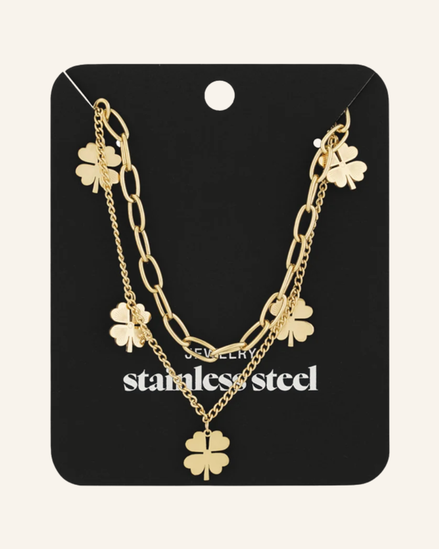 Kette Gold Kleeblätter