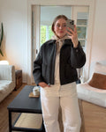 Tuch mit Muster beige