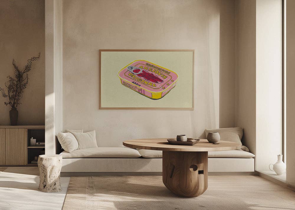 Kunstdruck: Vintage-Fischdose (50x70cm)