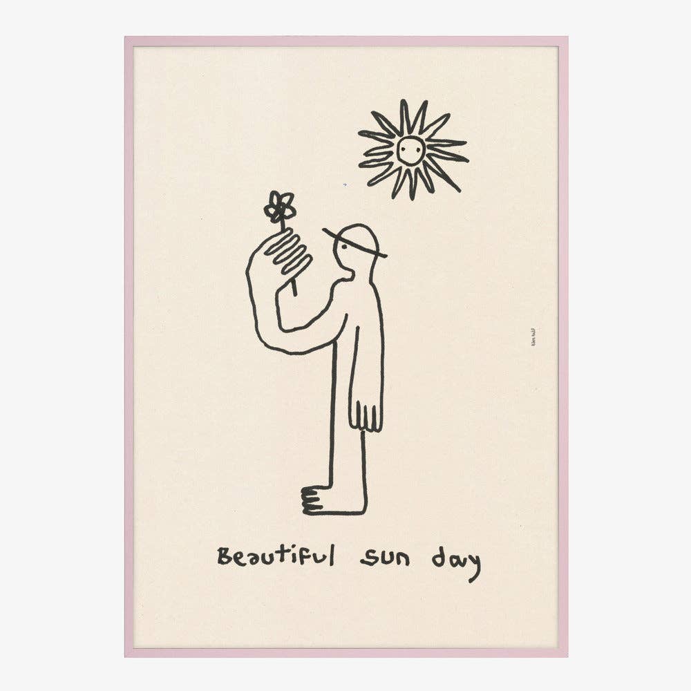 Kunstdruck: Sun Day Figur (50 x 70cm)