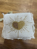 Tasche klein mit Herz aus Perlen