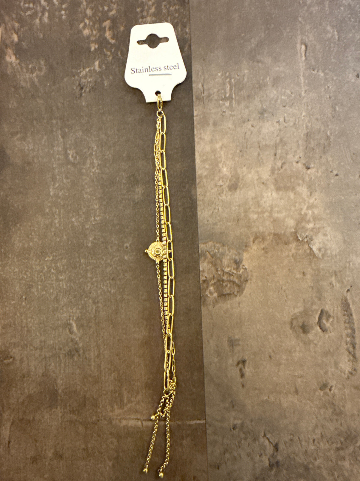 Armband 3-reihig Gold