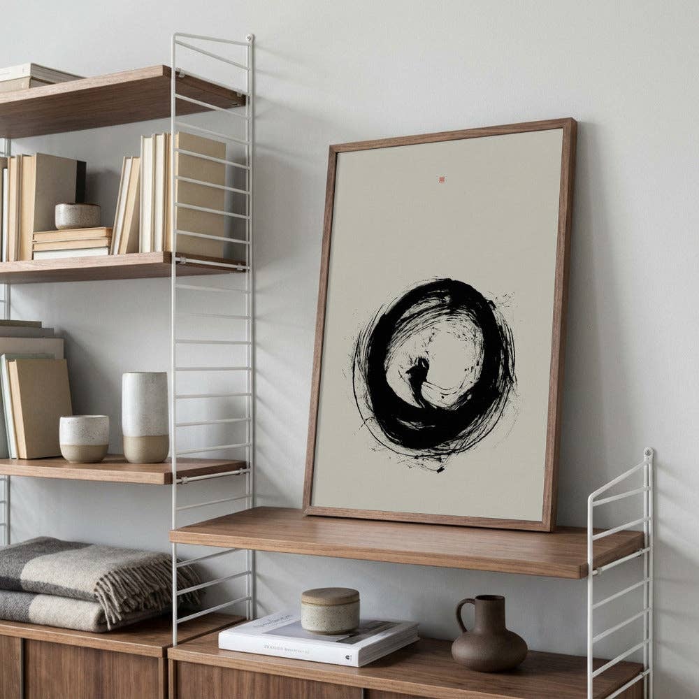 Kunstdruck: Schwarze Tusche (40 x 50cm)