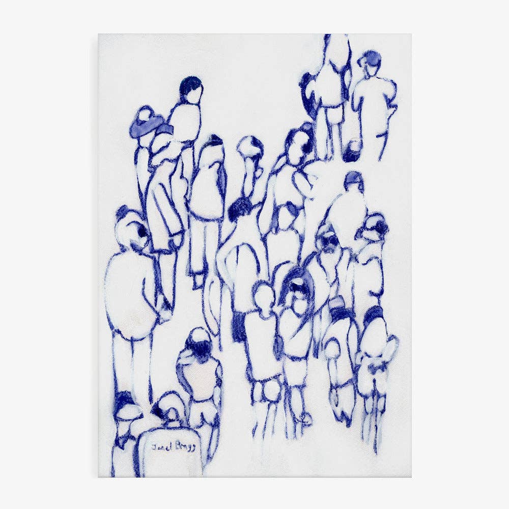 Kunstdruck: Blue Crowd (40x50cm)