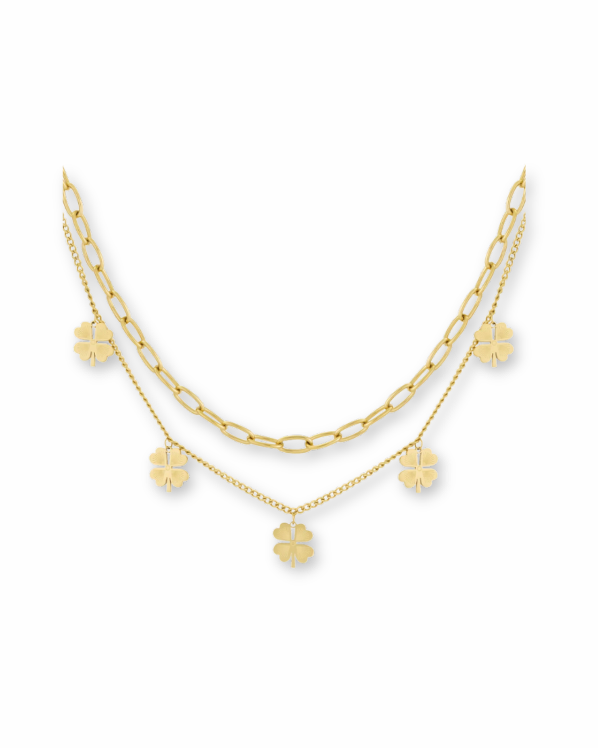 Kette Gold Kleeblätter